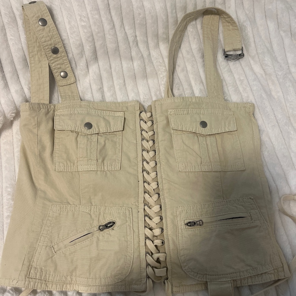 Jaden London ECRU CARGO CORSET